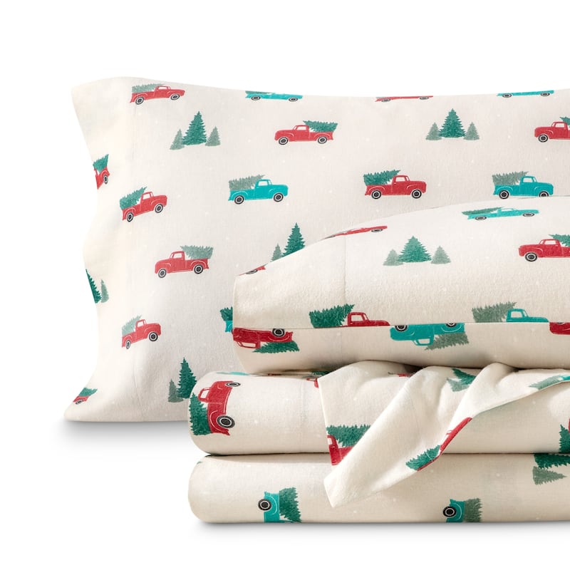 Bare Home Cotton Flannel Sheet Set - Velvety Soft Heavyweight