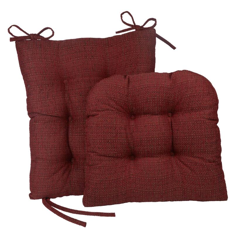 Klear Vu Tyson XL Rocking Chair Cushion Set - Red - Single