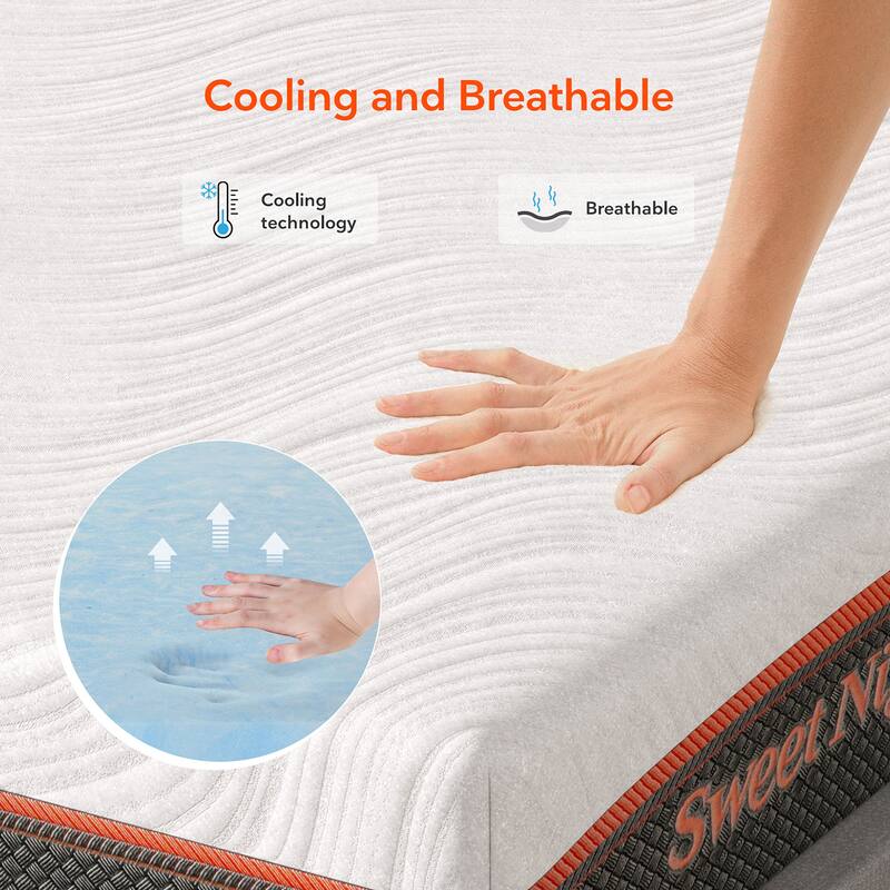 Sweetnight 10-inch Hybrid Memory Foam Innerspring Mattress