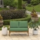 preview thumbnail 11 of 47, ARDEN Outdoor Loveseat Cushion Set, 48 x 24
