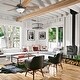 preview thumbnail 9 of 7, Prominence Home Boulder Ridge Farmhouse 52" Aged Bronze LED Ceiling Fan, Bowl Light, Barnwood Blades, 3 Speed Remote