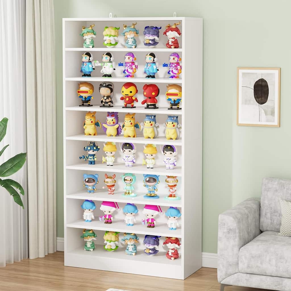 Large Bookcase, Open Display Shelf, Storage Cabinet Organizer Bookshelf for Living Room, Home Office, Library, Bedroom