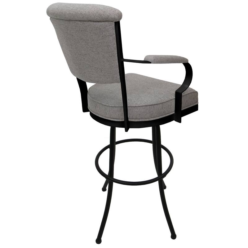 Miami Extra Tall 34" Spectator Metal Bar Stool on Noam Base - 34" Seat Height