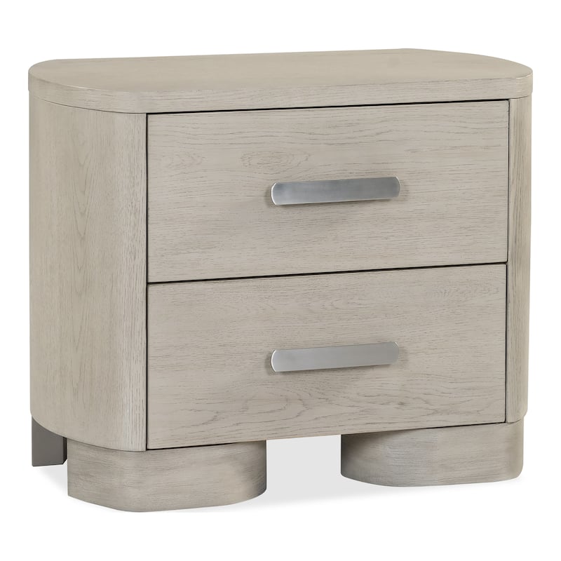 Furniture of America Weegin Modern 3-Piece White Oak Wood Panel Bedroom Set