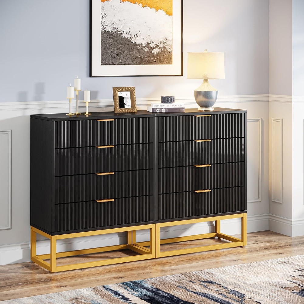 Black bedroom store dressers and chests