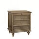 preview thumbnail 31 of 116, Wood NightStand with Metal Handle