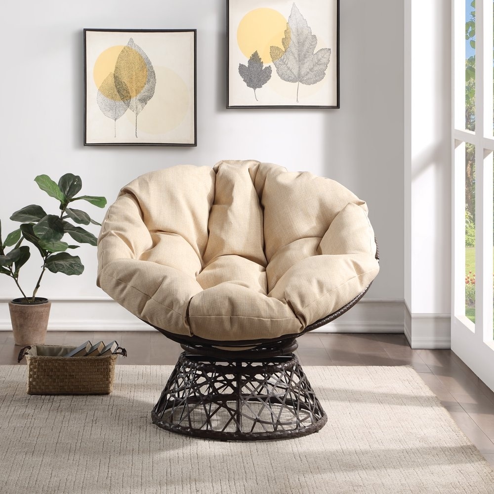 Overstock papasan chair top