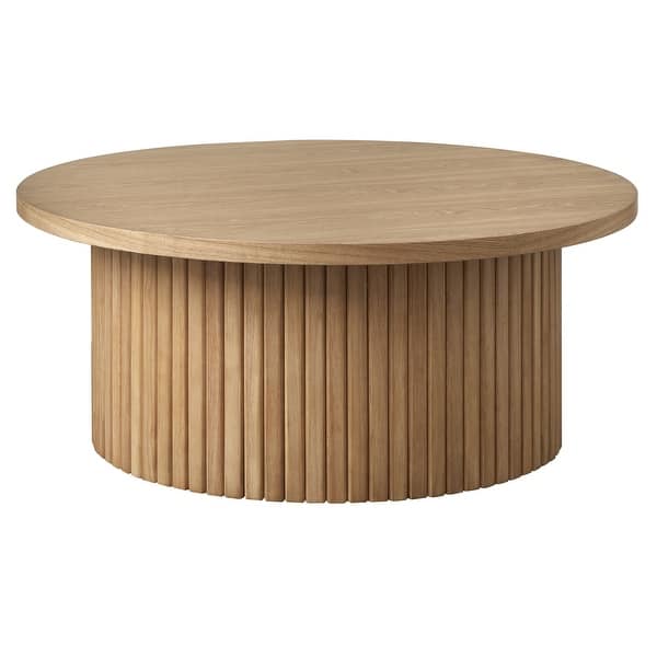 Lifestorey Kendrick Fluted Low Profile Coffee Table