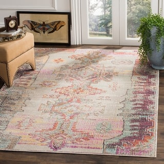 SAFAVIEH Crystal Macel Boho Distressed Rug