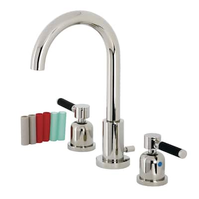 Kingston Brass Kaiser 1.2 GPM Deck Mounted Widespread Bathroom Faucet