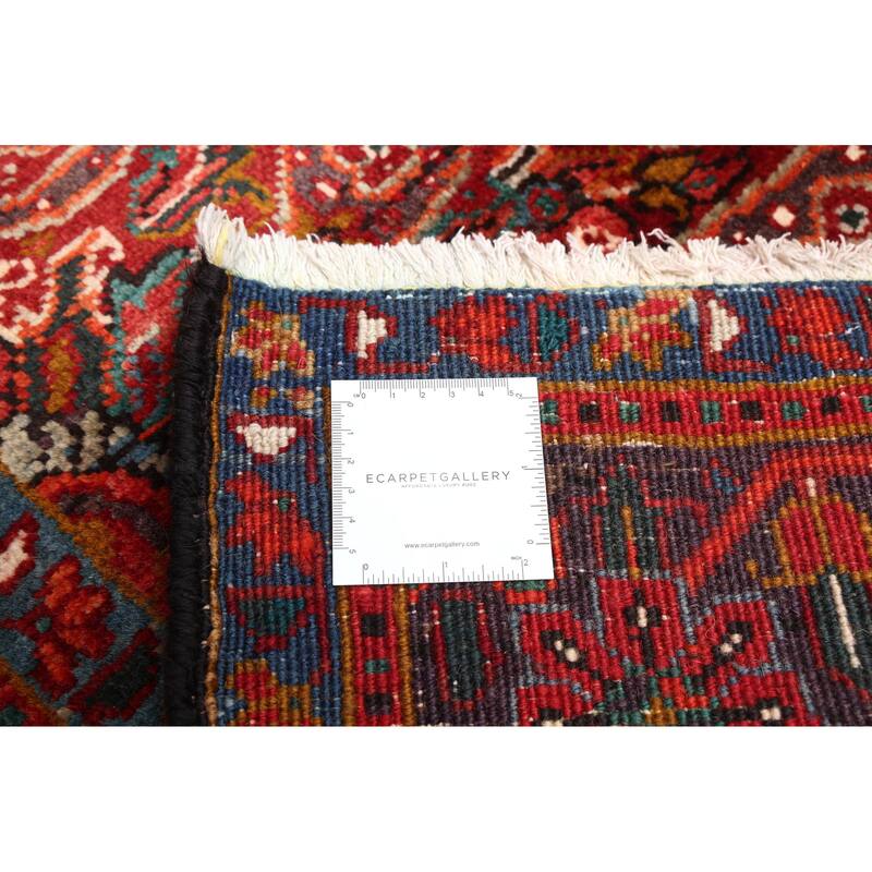 ECARPETGALLERY Hand-knotted Sarabi Dark Red Wool Rug - 6'8 x 9'6