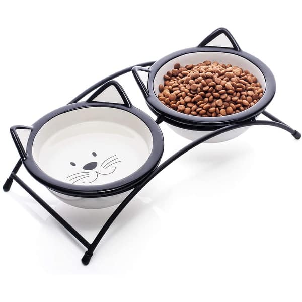 Y YHY Raised Cat and Small Dog Food Bowls Set, 12 oz - Bed Bath & Beyond -  34030268