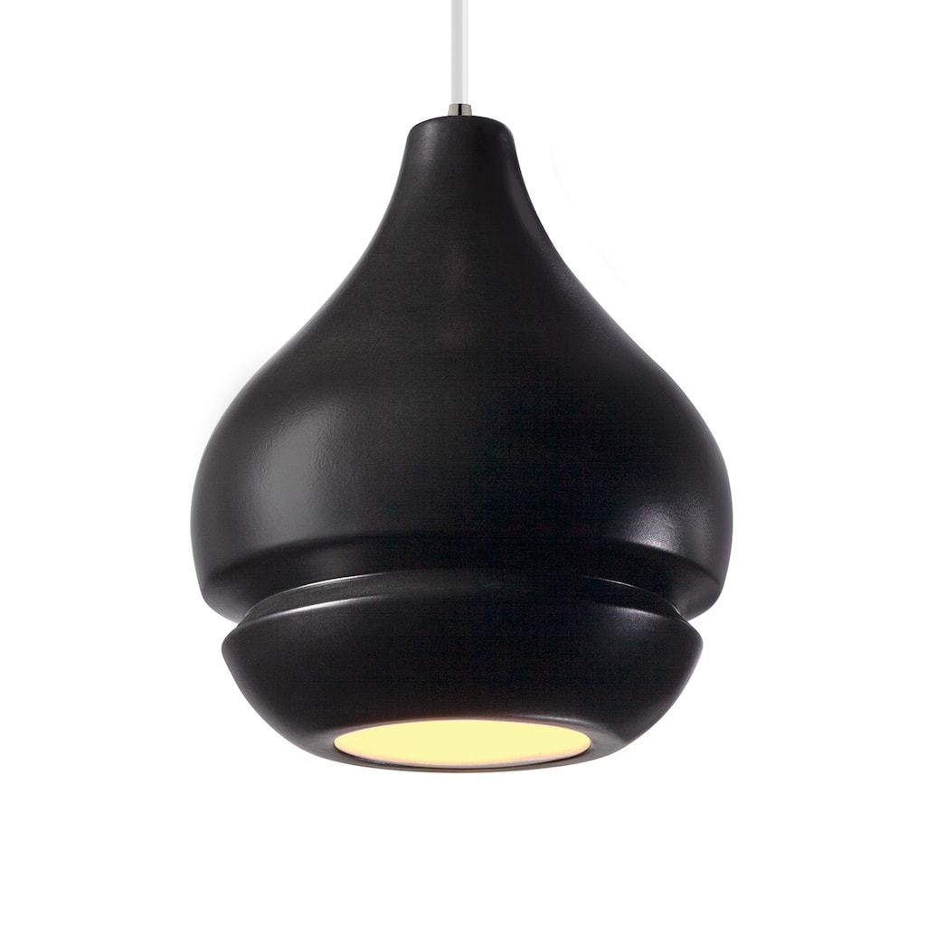 Carson Carrington Sallberg 1-light Matte Black Pendant - Brushed Nickel, Carbon Matte Black, White