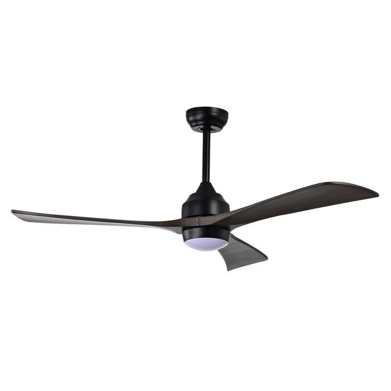 Ceiling Fan with Lights Remote Control - Matte Black