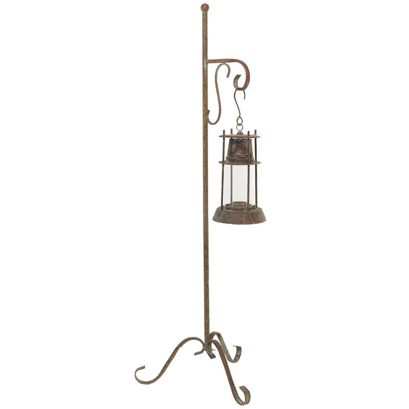 Metal Candle Lantern - Copper - Roche River Decor