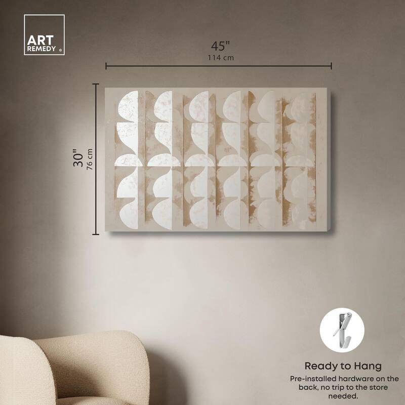 Columnar Shapes I Canvas by Art Remedy, Gallery Wrapped