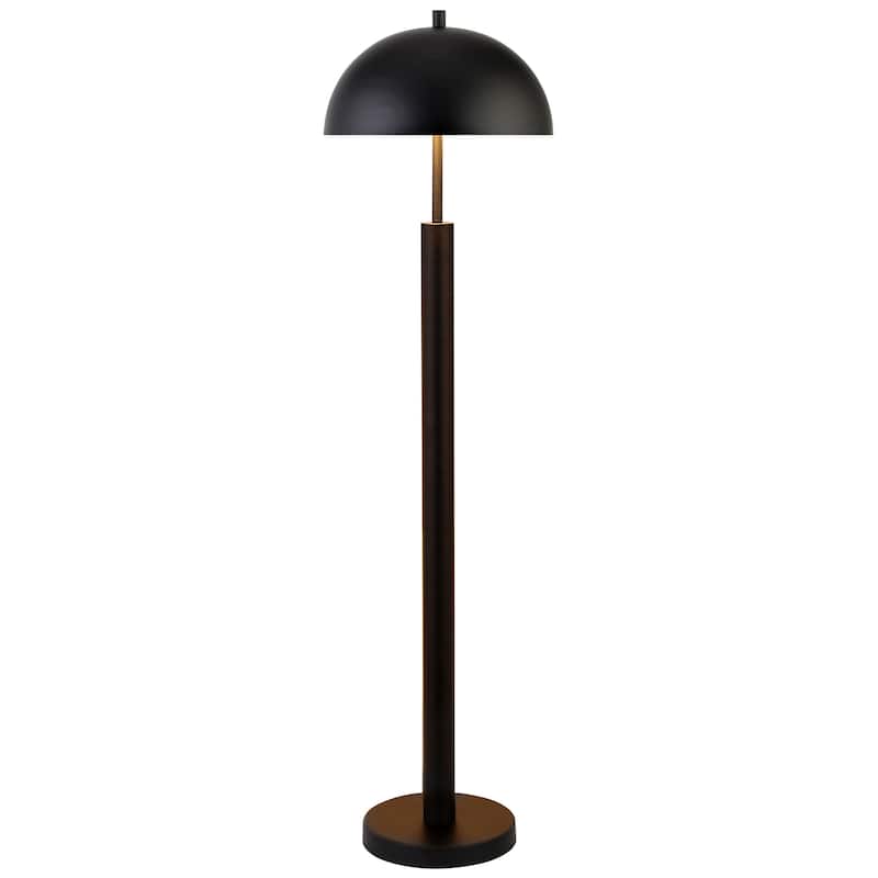 York 58" Tall Floor Lamp with Metal Shade