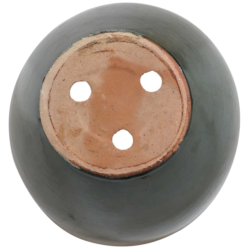 Sunnydaze Resort Glazed Ceramic Planter 13-Inch