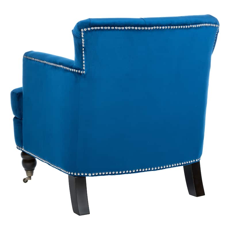 SAFAVIEH Tori Antiqued Tufted Club Chair - 28" x 34.4" x 32.7". - 28"W x 34"D x 33"H
