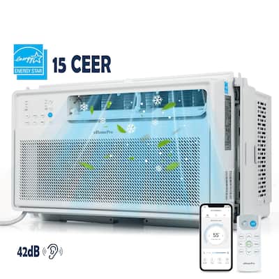 Window Air Conditioner w/WiFi Connectivity and Turbo Fast Cooling，Easy Installation，Filter Maintenance Alert