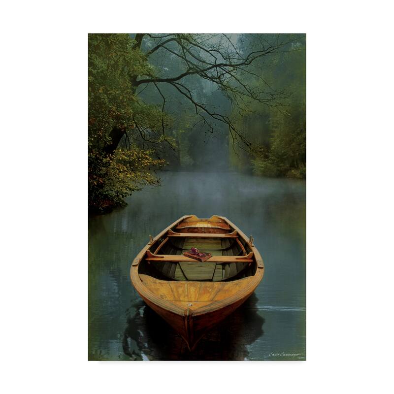 Carlos Casamayor 'The Old Lake' Canvas Art