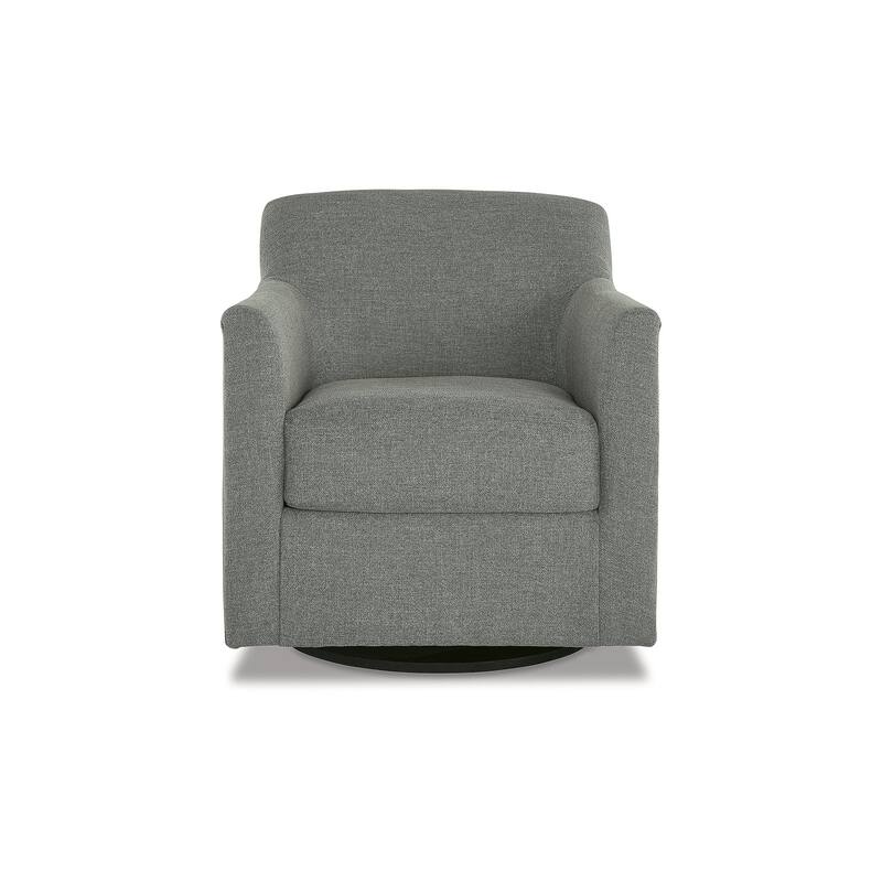 Signature Design by Ashley Bradney Smoke Swivel Accent Chair - 29"W x 32"D x 33"H
