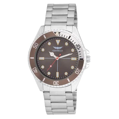 Gianello Men's Sub 43 Stainless Steel Bracelet Watch