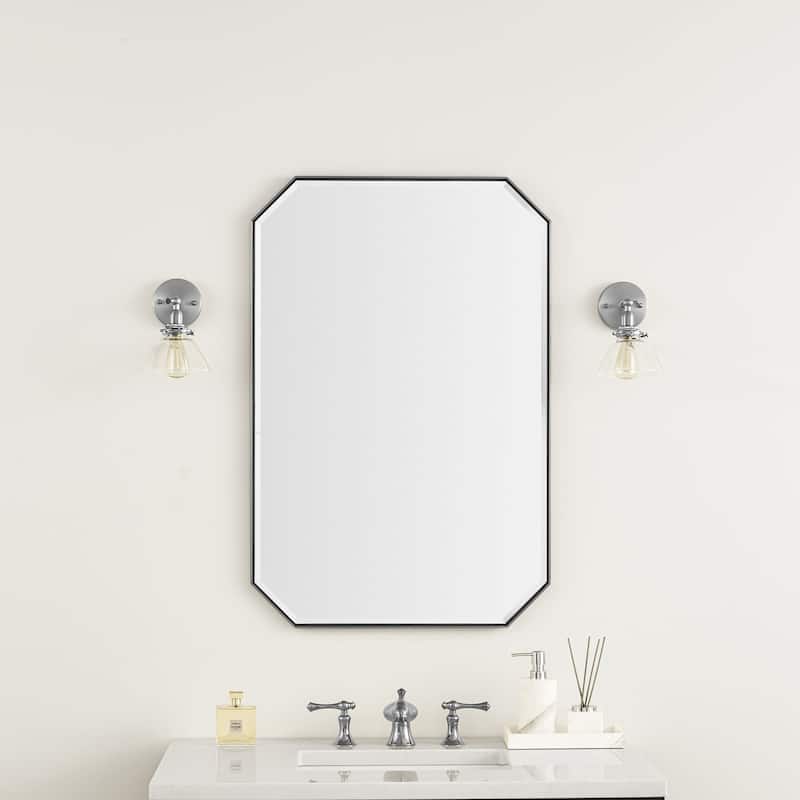 James Martin Vanities 715-MO24 Rohe 24"W x 36"H Geometric Beveled