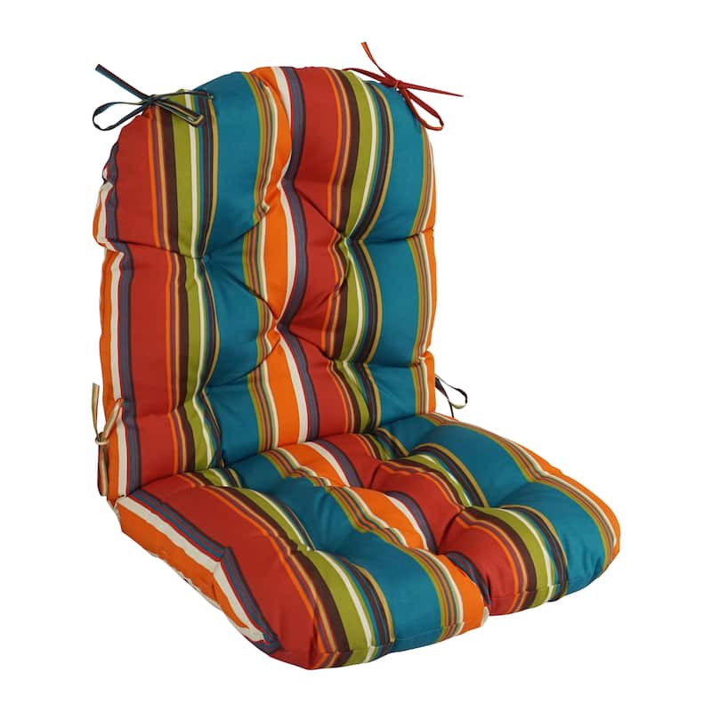48-inch by 24-inch Outdoor Seat/Back Chair Cushion (Cushion Only) - Westport Teal