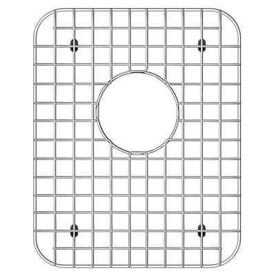 Whitehaus Matching Grid for Small Bowl of Model WHNAPD3322 - Stainless Steel