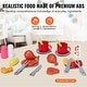 preview thumbnail 3 of 5, 28 PCS BBQ Grill Playset, Kids Toys Kitchen Playset with Sound & Light Interactive Grill Play Food Cooking Playset Barbecue Toy