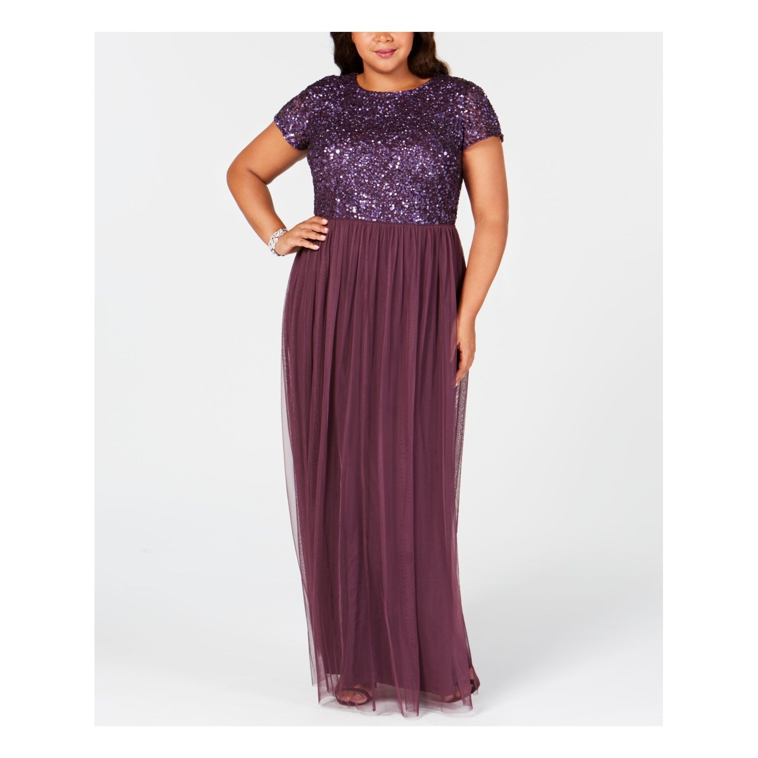 adrianna papell purple