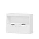 preview thumbnail 16 of 17, Book Organizer, toy Storage Cabinet Organizer, White