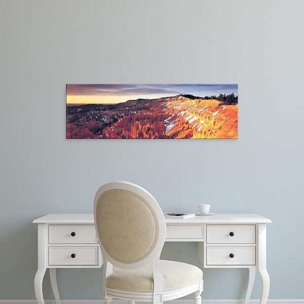 Easy Art Prints Panoramic Images's 'Bryce Canyon National Park, Utah, USA' Premium Canvas Art
