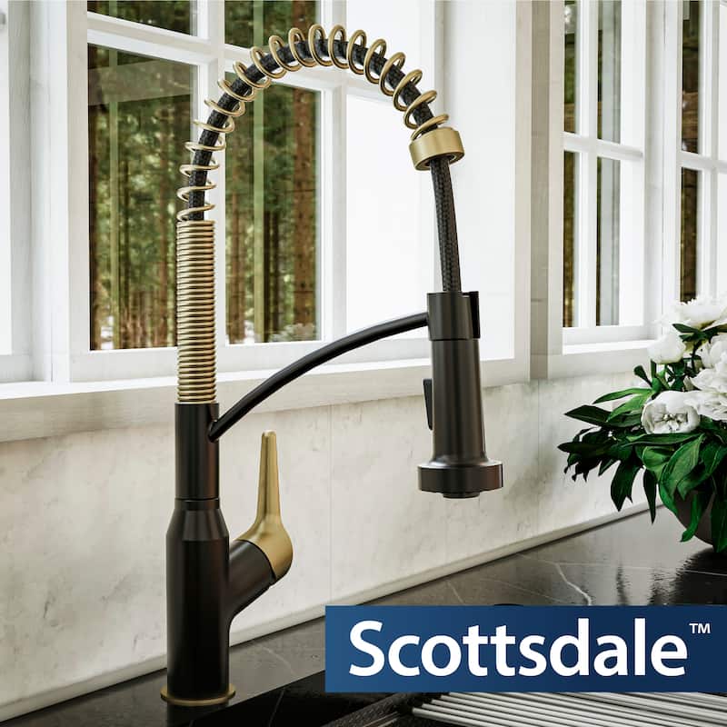 Karran Scottsdale Single-Handle Pull-Down Sprayer Kitchen Faucet