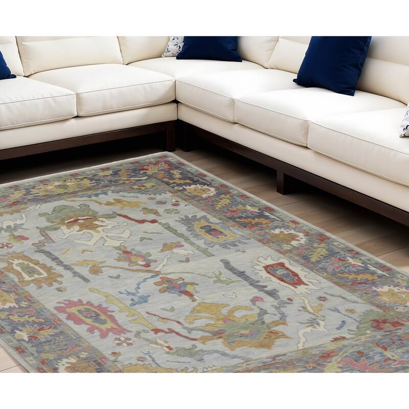 HomeRootsOriental Persian Runner Area Rug - 138' X '102' X '0.2 - Blue/Gold/Gray