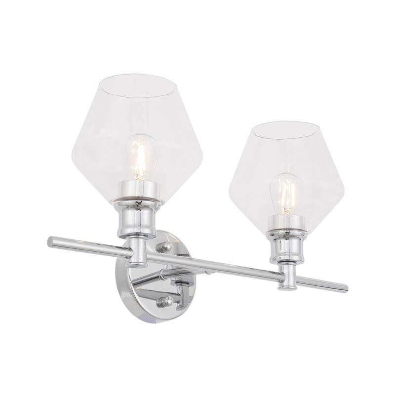 Gerald 2-Light Wall Sconce - 19.1/10.2 - 19.1/10.2