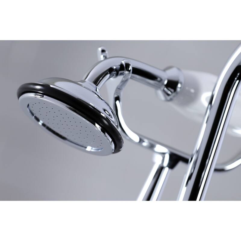 Vintage Deck Mount Clawfoot Tub Faucet with Hand Shower