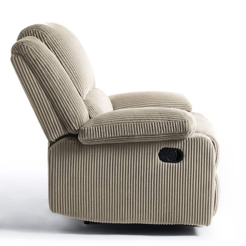 Corduroy Adjustable Recliner Chair Sofa for Living Room