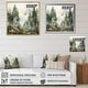 preview thumbnail 4 of 12, Designart "Pine Tree Misty Morning II" Landscapes Framed Wall Decor