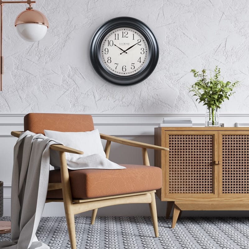 La Crosse Clock Co. 18" Rhodes Quartz Analog Wall Clock