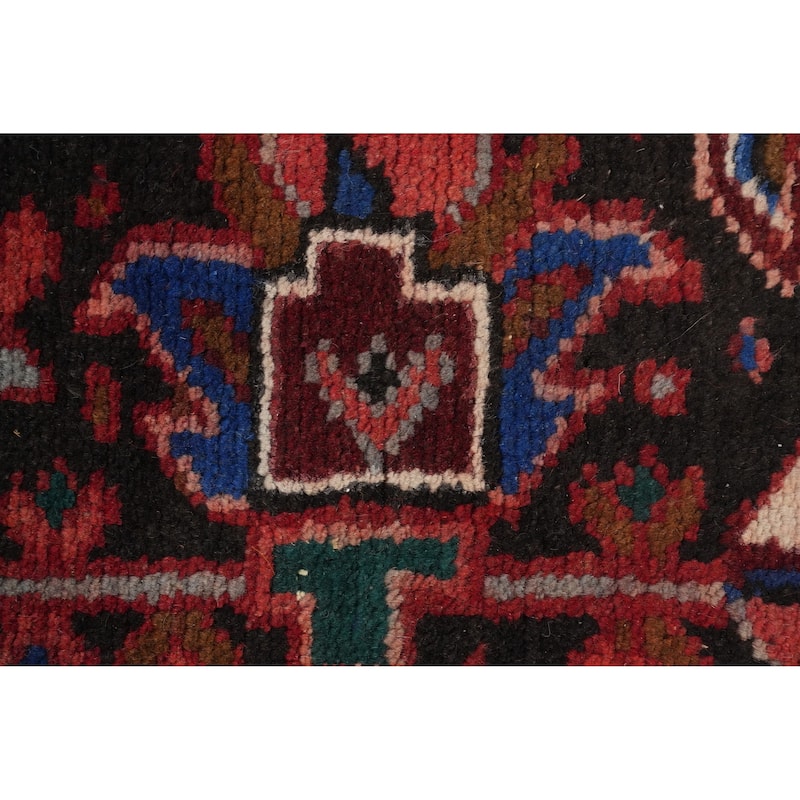 Hand Knotted Oriental 100% Wool Carpet Traditional Medallion Red Heriz Area Rug - 12' 7'' X 10' 4''