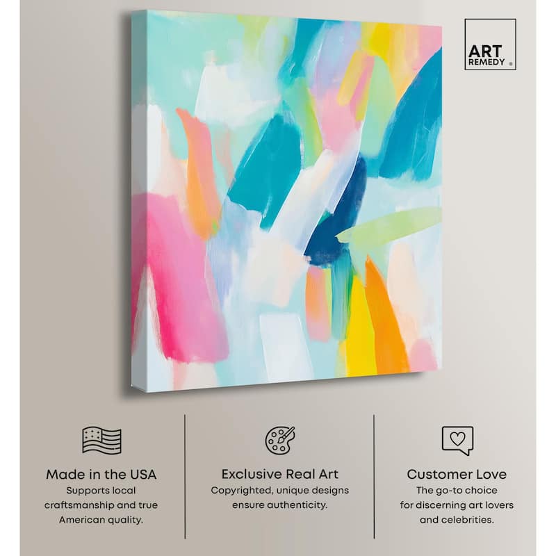 Whirlwind of Color I Canvas by Art Remedy, Gallery Wrapped