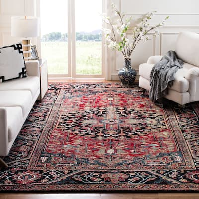 SAFAVIEH, Vintage Hamadan Wilhelmina Oriental Distressed Rug