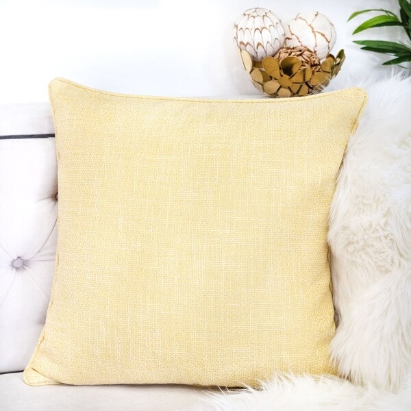 Homey Cozy Solid Throw Pillow Cover Insert On Sale Bed Bath