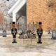 preview thumbnail 41 of 84, Glitzhome Halloween LED Ghost Cat Pumpkin Nutcracker Yard Stakes Standing Sign Hanging Decor