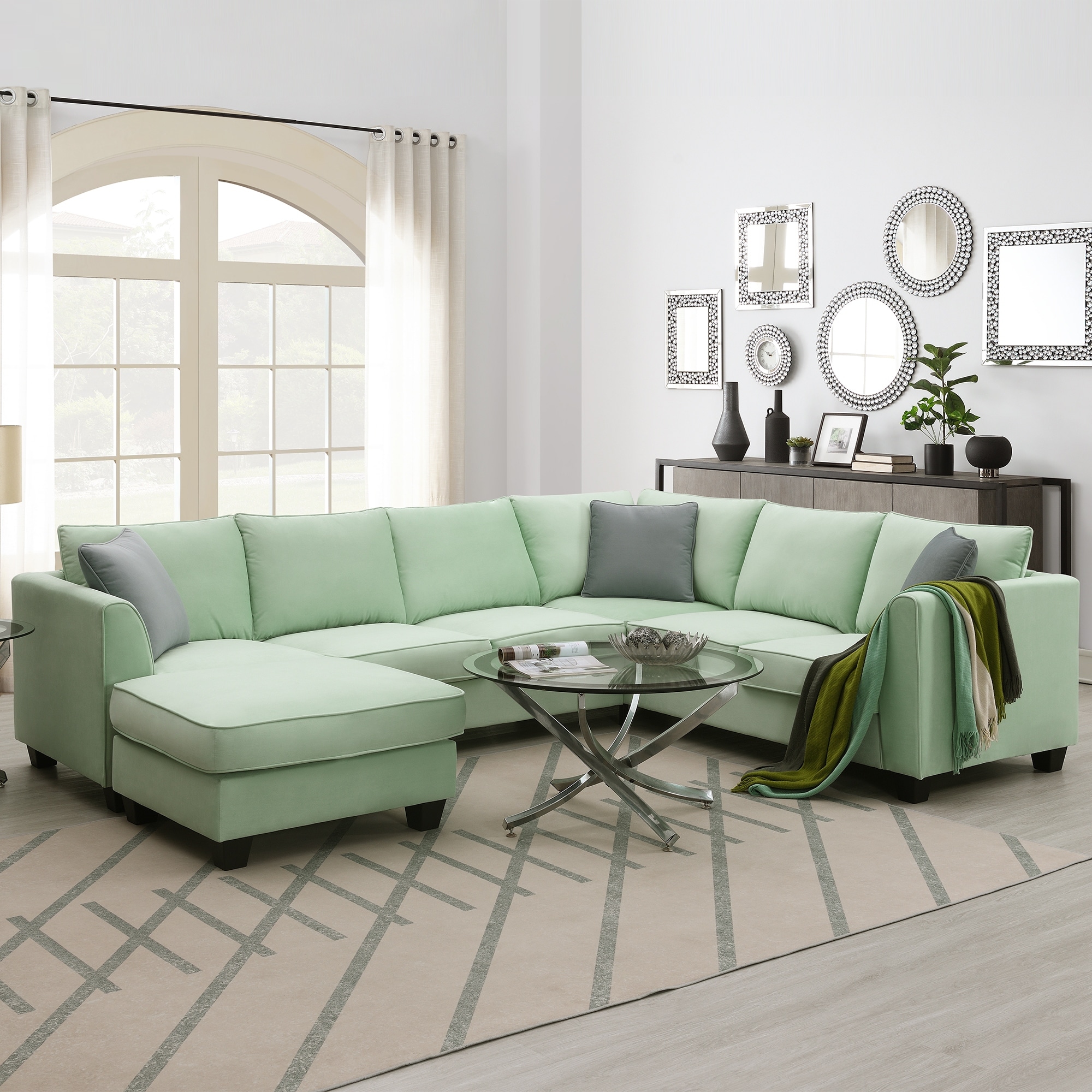 7 seater corner lounge sales