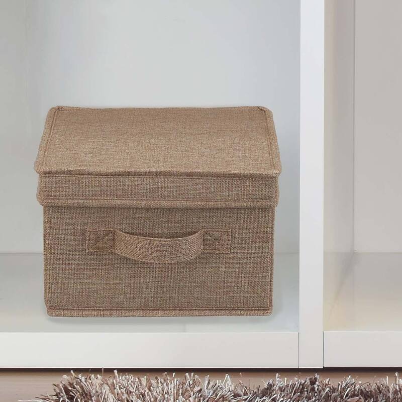 Household Essentials Storage Box with Fully Removable Lid, Set of 2