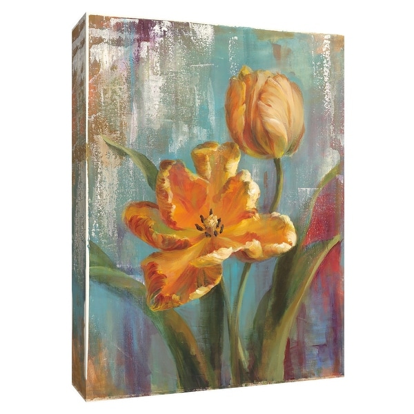 PTM Images 9-154691 PTM Canvas Collection 10" x 8" - "Parrot Tulips I" Giclee Tulips Art Print on Canvas