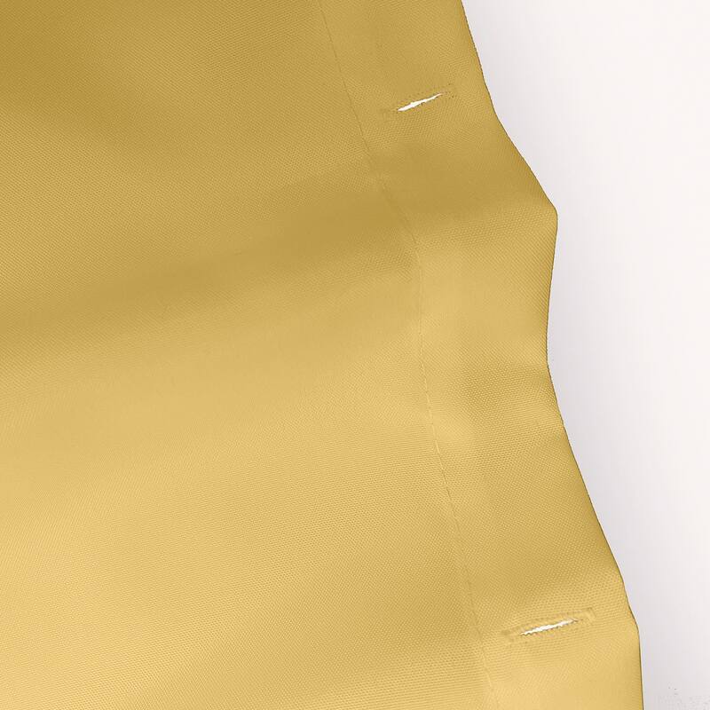 71 x 74-inch Dark Lemon Solid Shower Curtain